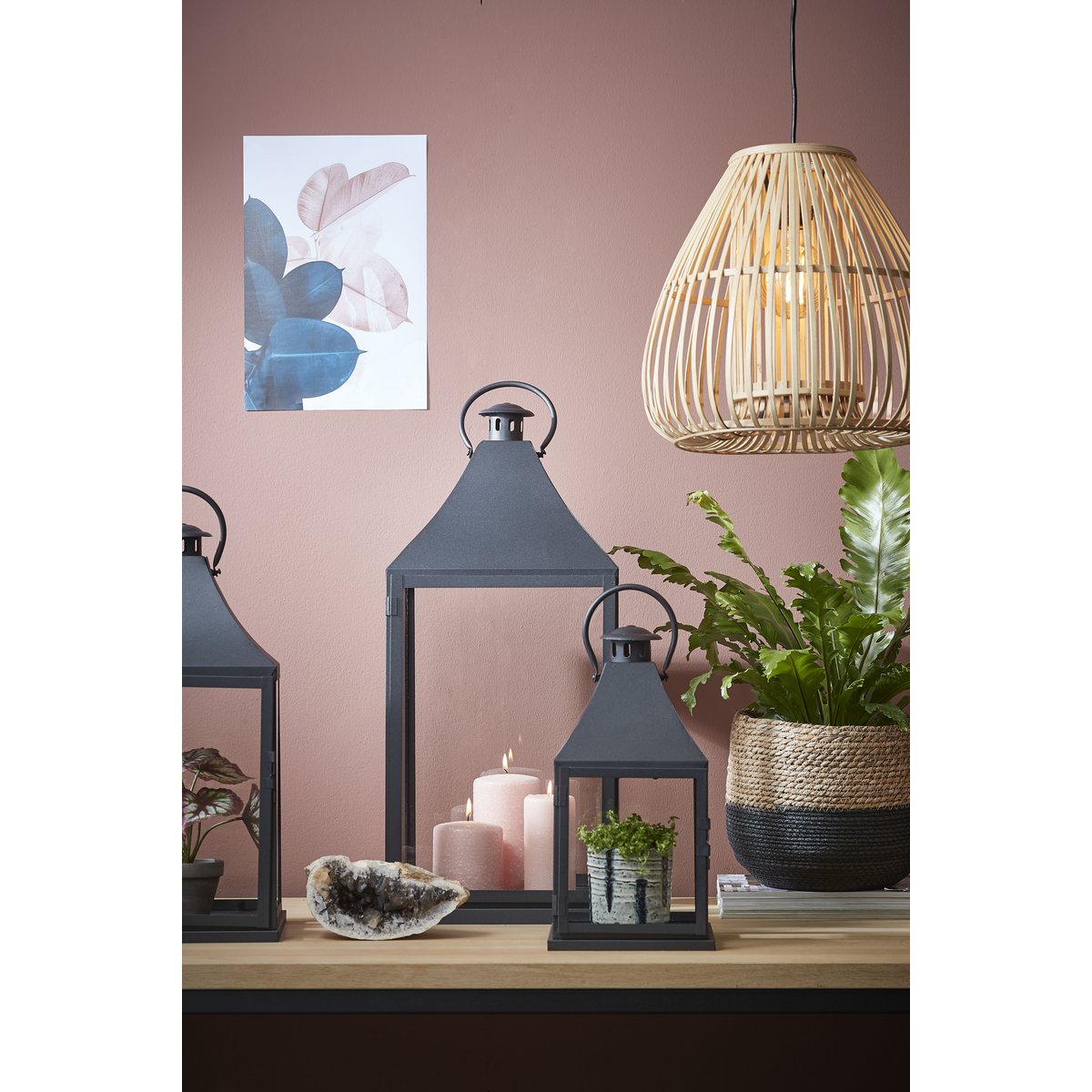 Jorck Plantenmand - Set van 3 - Zwart
