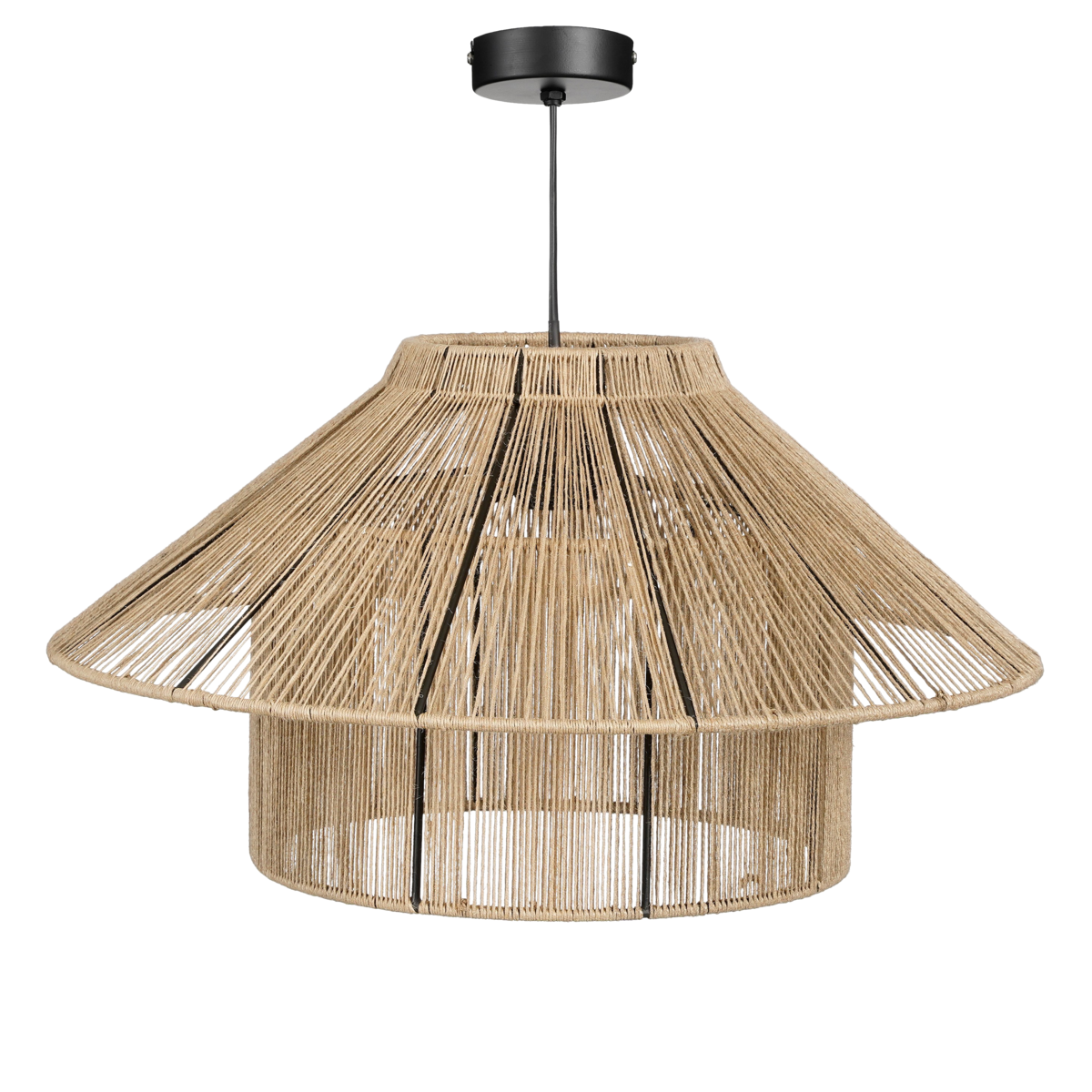 Elsa Pendant Lamp - H28 x Ø50 cm - Jute