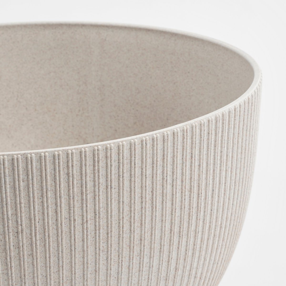 Doppio Flower Pot on Legs - H21 x Ø40 cm - Polypropylene - FSC Mix - Off White