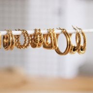Creool ovaal 21mm - goud