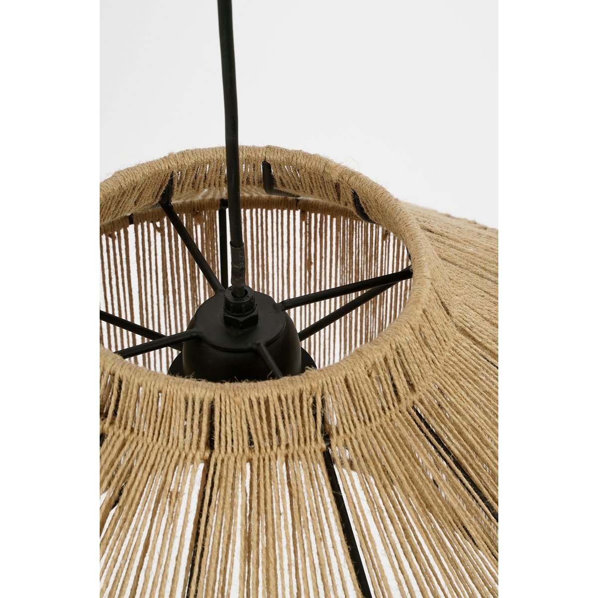 Elsa Pendant Lamp - H28 x Ø50 cm - Jute