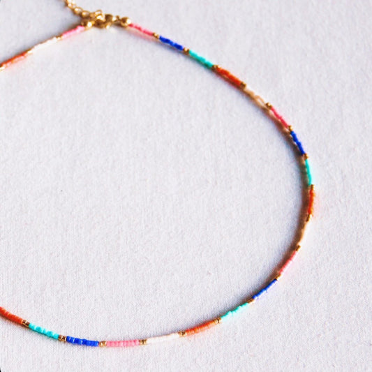 Kralen ketting - mix kleur