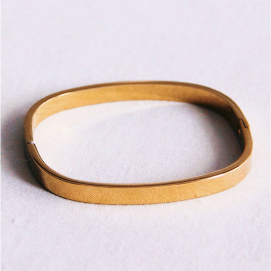 Bangle rectangular - gold