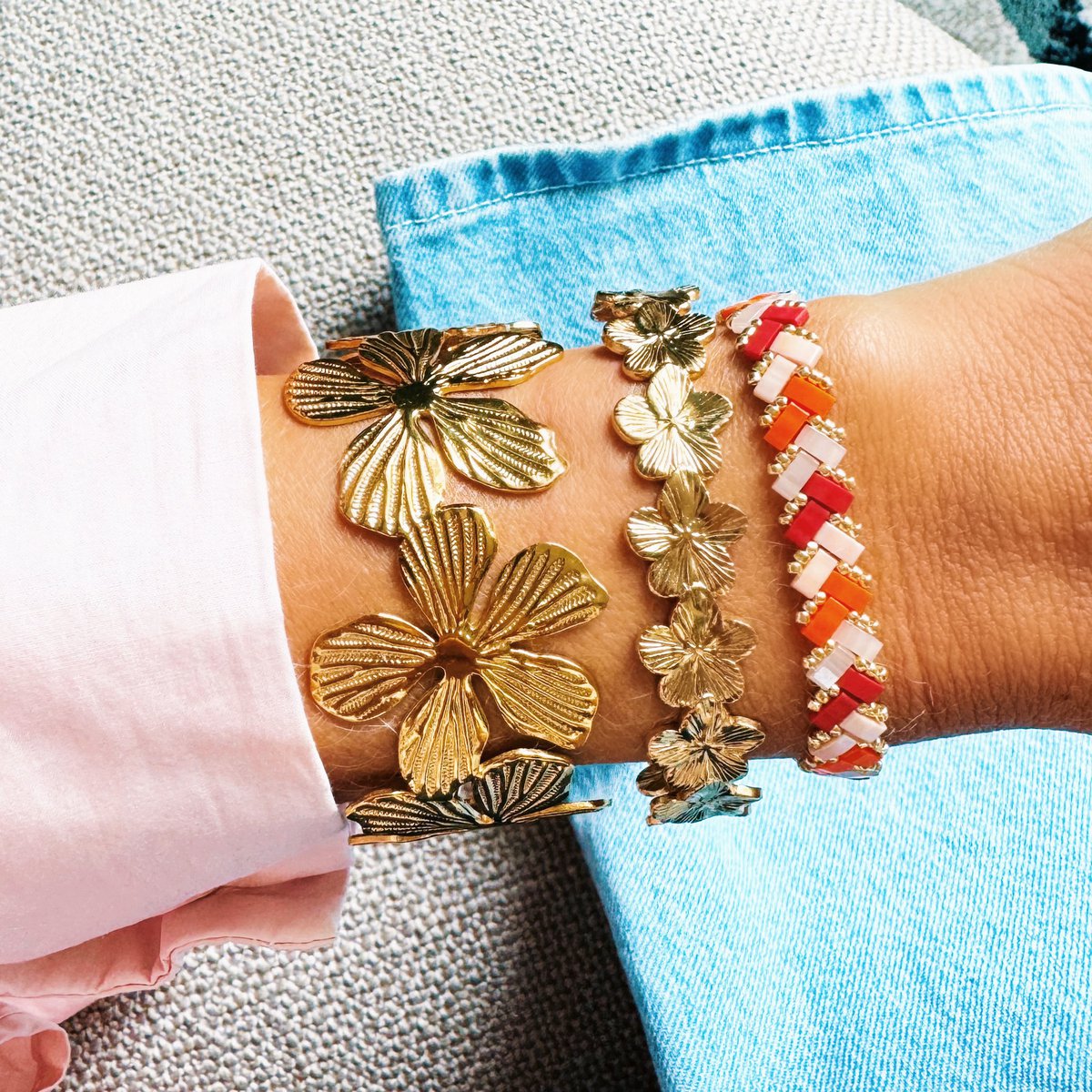 Bangle XL flower