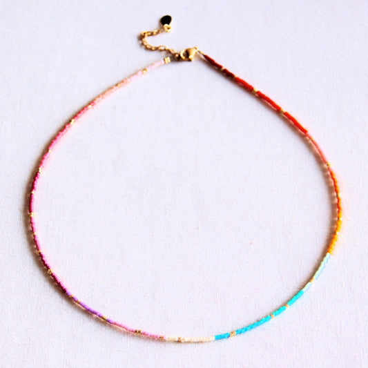 Kralen ketting regenboog