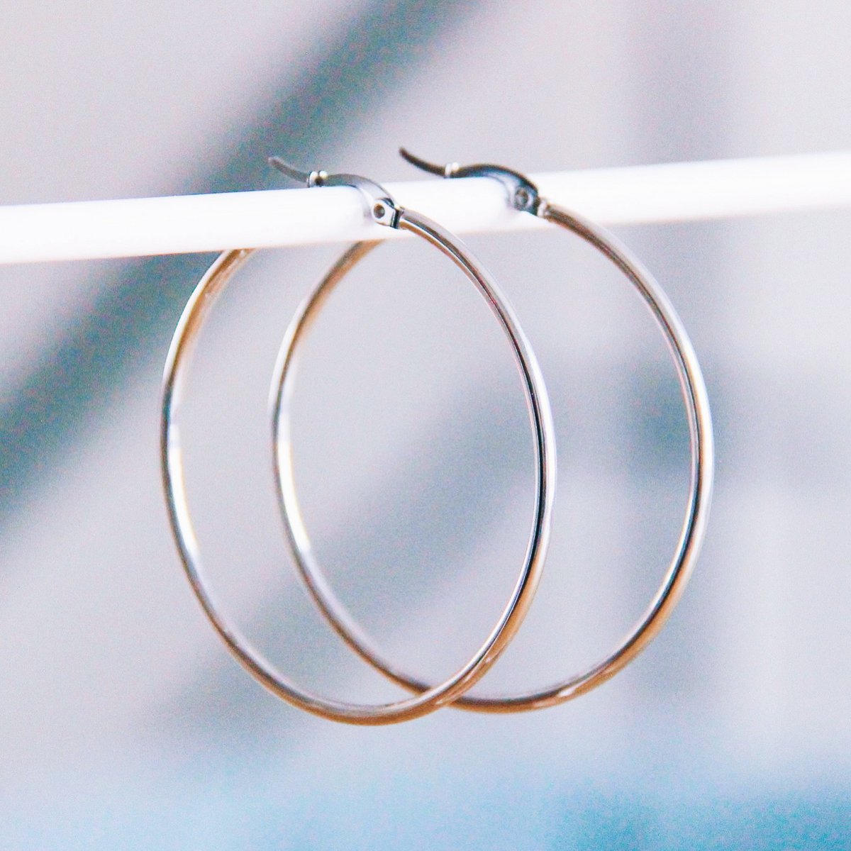 Creolen 50mm - zilver