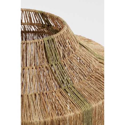 Liliano Lantern - H51 x Ø40 cm - Jute - Dark green