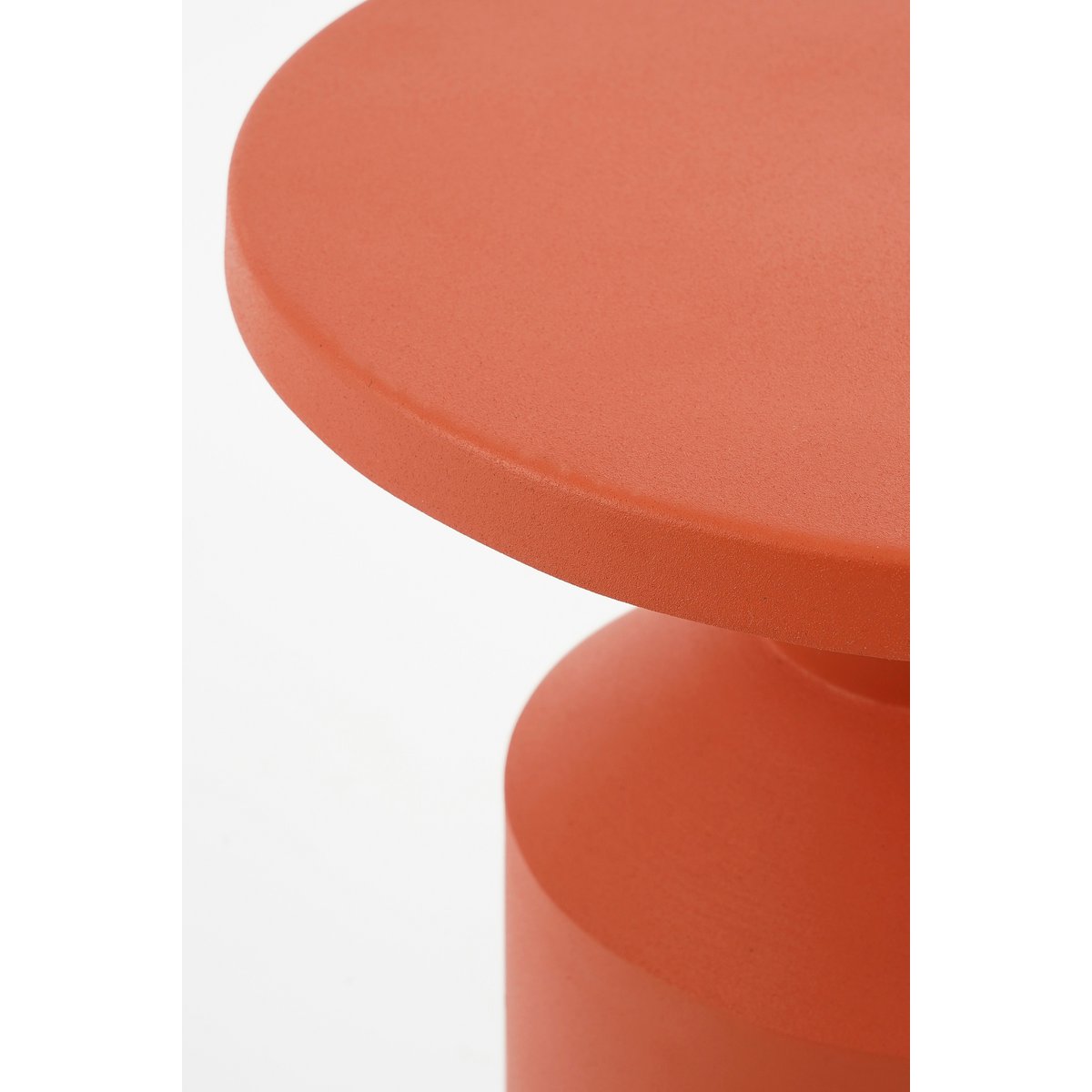Feroza Bijzettafel - H51 x Ø30 cm - Oranje