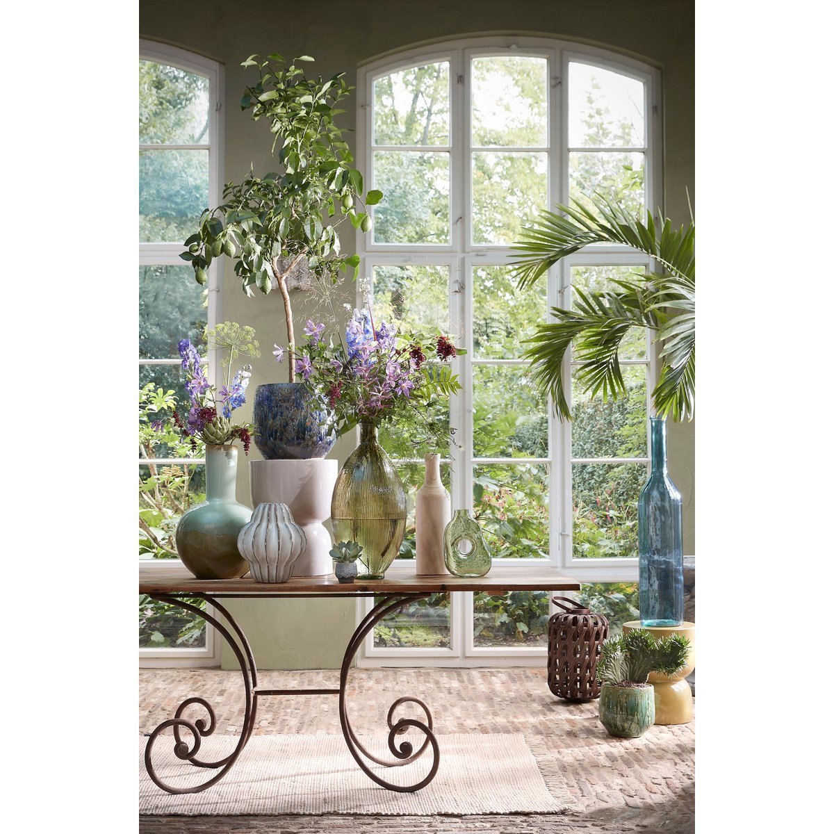 Altea Vase - H28 x Ø25 cm - Ceramic - Off White