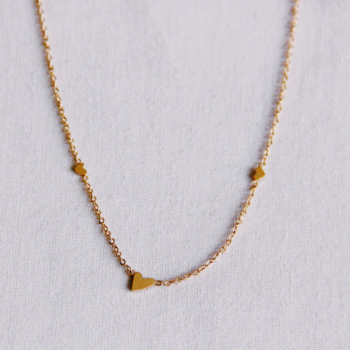 Ketting met hartjes
