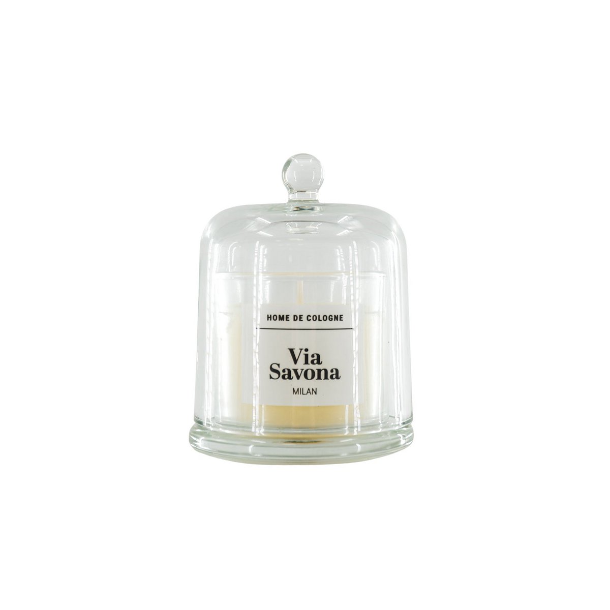 Geurkaars - Glass Dome via Savona Milan - 100Gram