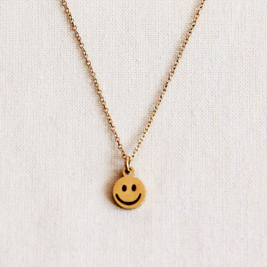 Fijne ketting met smiley