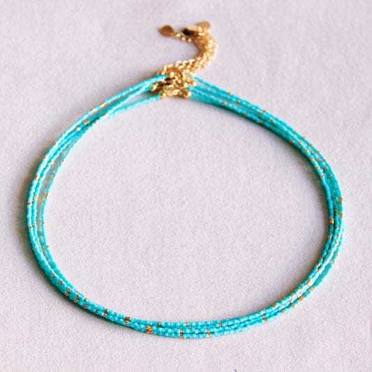 Ketting kralen - munt