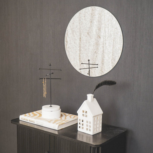 Spiegel - Rond - Rookglas - 40x1x40cm