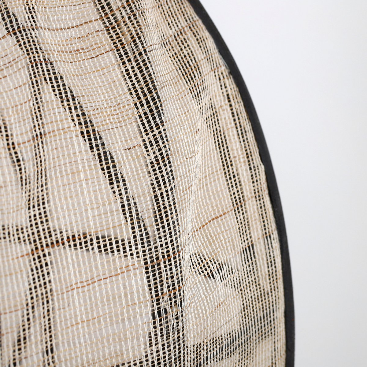Pella Hanging Lamp - H50 x Ø51 cm - Linen - Off-white