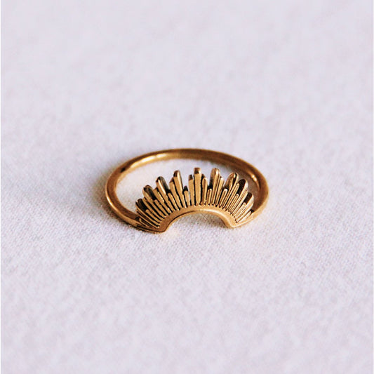 Ring sunrise - gold