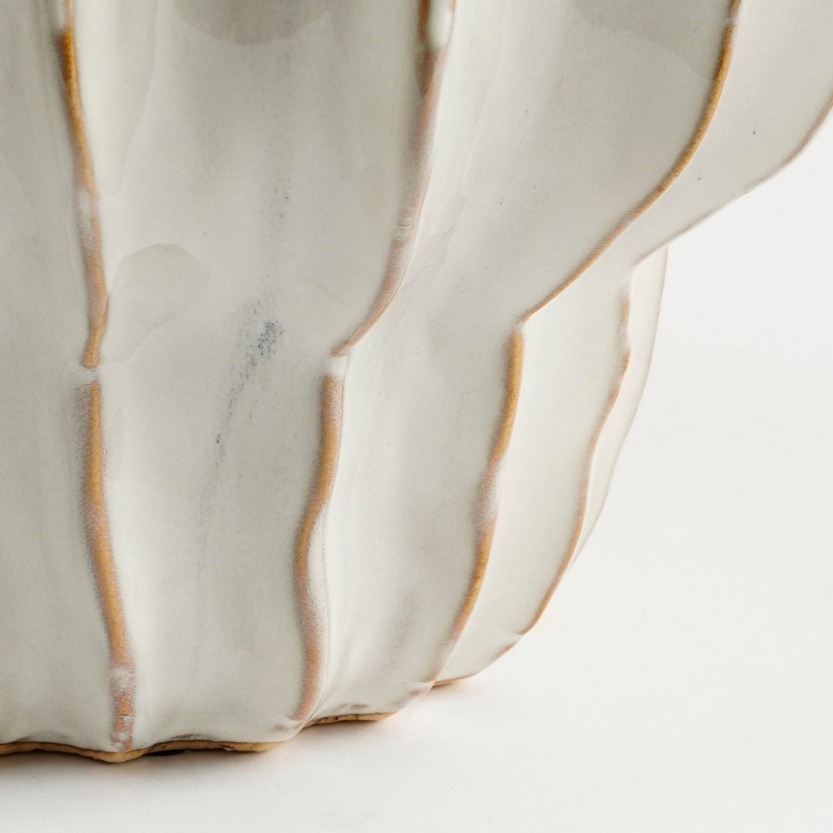 Altea Vase - H28 x Ø25 cm - Ceramic - Off White